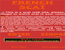 Tablet Screenshot of french-scat.com